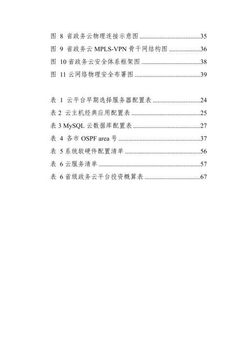 浙江省电子政务云建设专业方案.docx