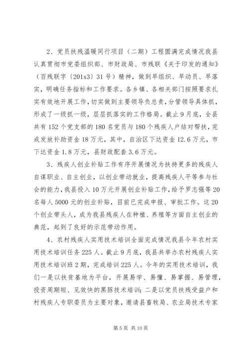 乡镇残联年度工作总结和明年工作计划.docx