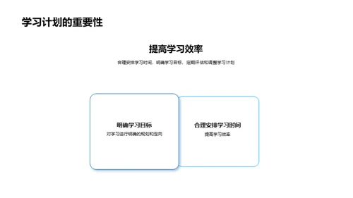 打造有效学习计划