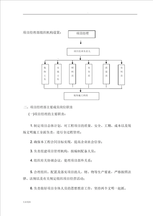 工程项目施工组织设计