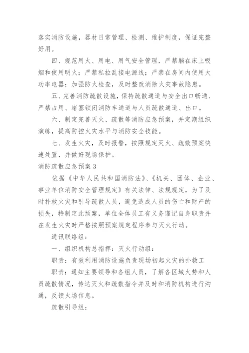 消防疏散应急预案.docx