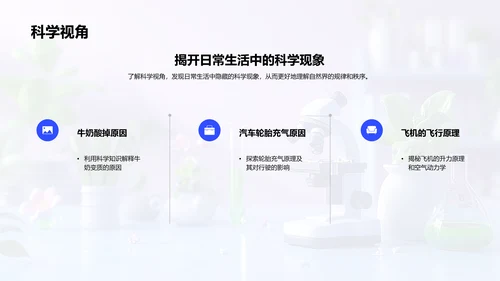 小学科学实验课PPT模板