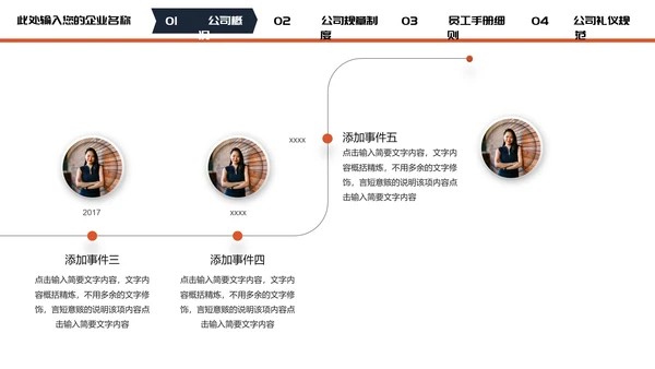 公司企业新员工入职培训PPT模板