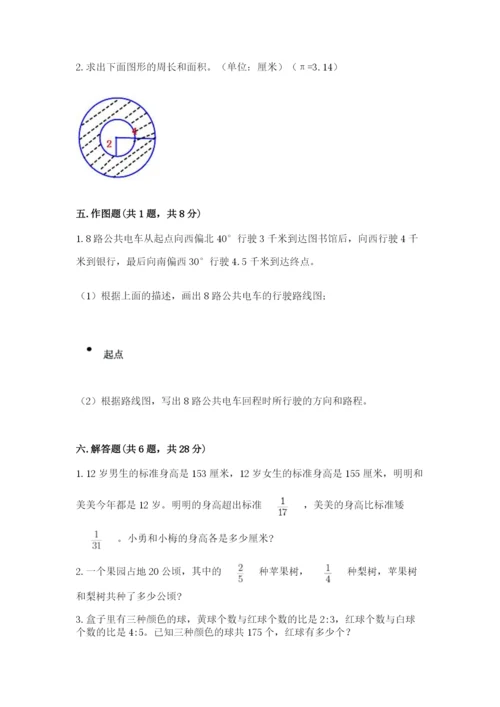 人教版六年级上册数学期末考试卷含答案解析.docx