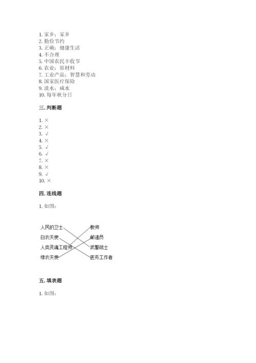 部编版道德与法治四年级下册 期末测试卷附参考答案【b卷】.docx