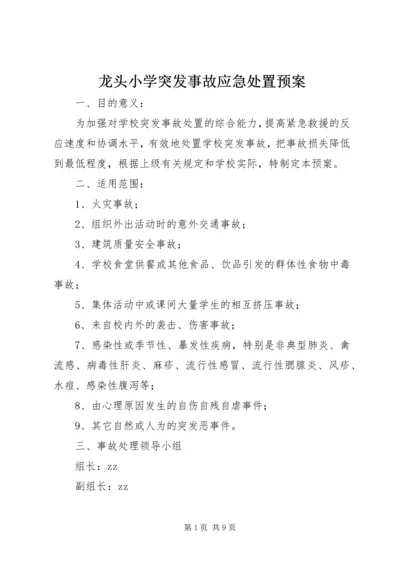 龙头小学突发事故应急处置预案.docx