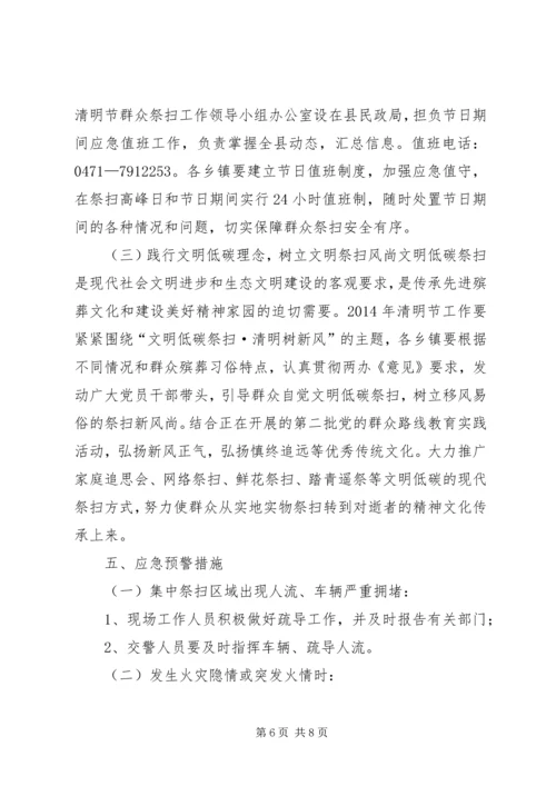 县政府清明节期间森林防火工作四举措_1.docx