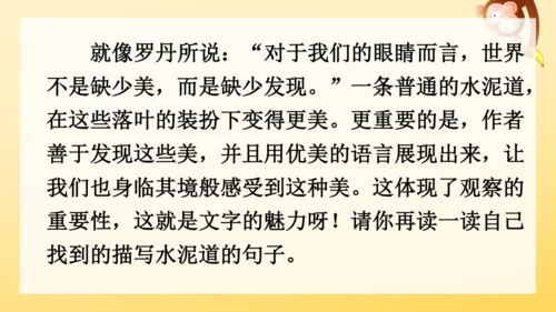 5《铺满金色巴掌的水泥道》   课件
