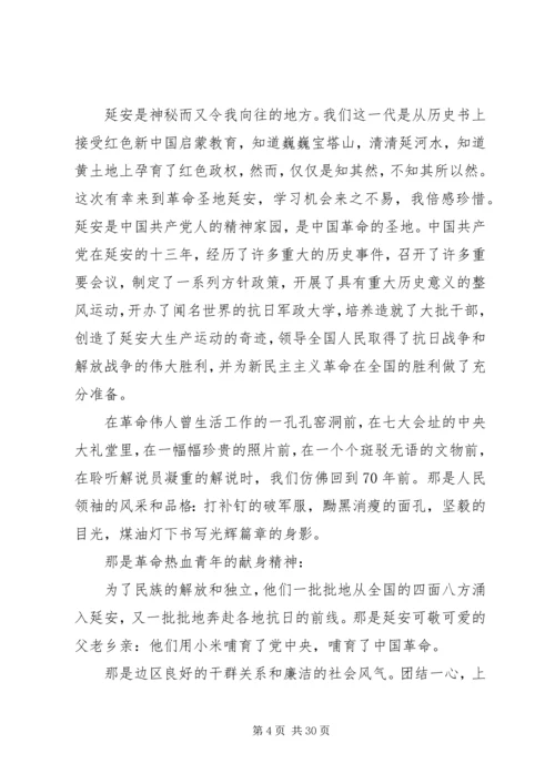 学习延安精神主题教育活动心得体会.docx