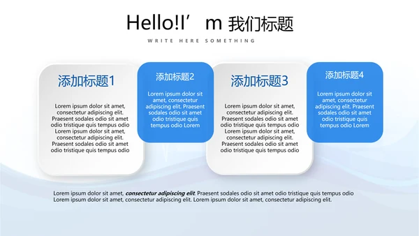 蓝色简约手术室述职报告动态PPT