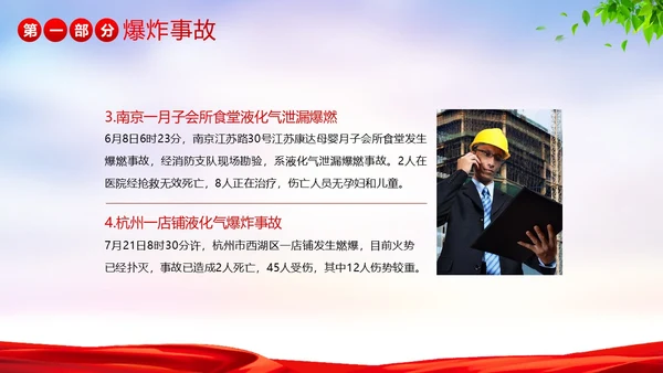 安全事故案例分析安全生产警示教育PPT课件