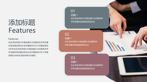 优雅欧美风企业宣传公司简介商务PPT模板