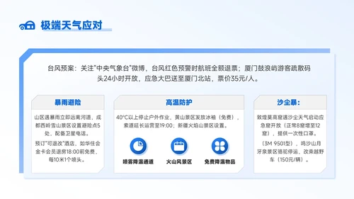 蓝色商务风8月旅游攻略暑期限定远方日记