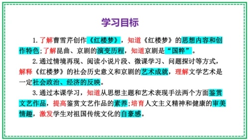 第21课 清朝前期的文学艺术 课件