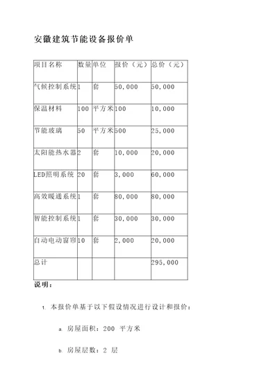 安徽建筑节能设备报价单