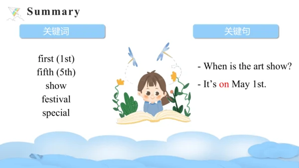 Unit 4 When is the art show Part A Let's talk课件（46