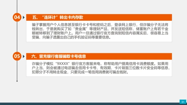 预防网络电信诈骗小知识PPT模板