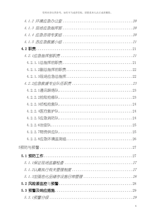 神威药业环境应急预案模板.docx