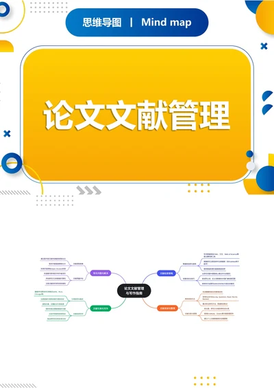 论文文献管理思维导图