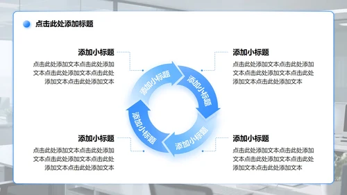 蓝色渐变商务风安全生产工作汇报PPT模板