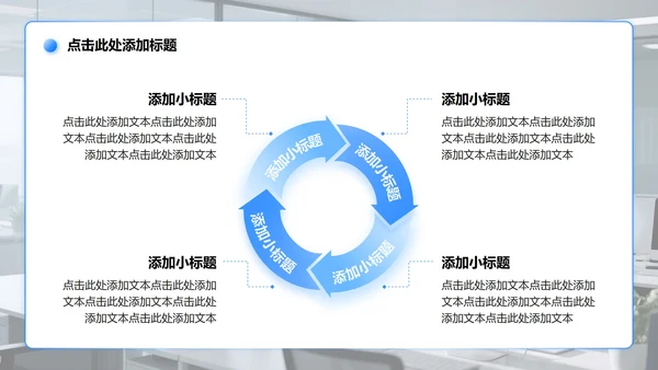 蓝色渐变商务风安全生产工作汇报PPT模板