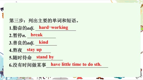 Unit4 Developing ideas （Reading for Writing）(Writi