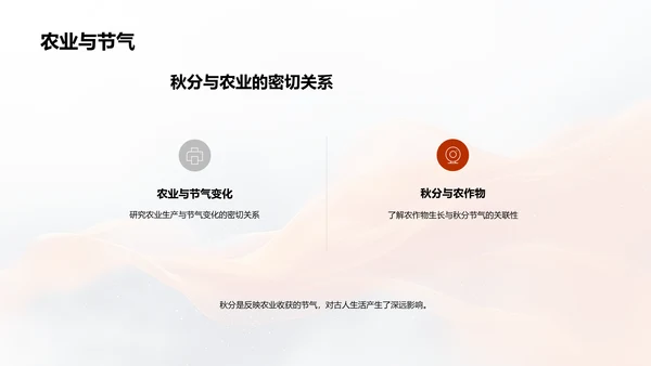 秋分节气讲解PPT模板
