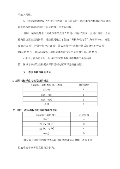 标杆地产集团施工单位后评估体系