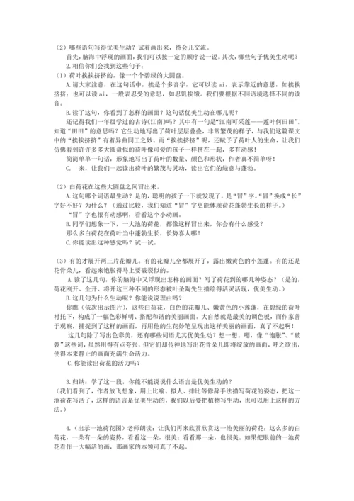 第3课《荷花》（第一课时）