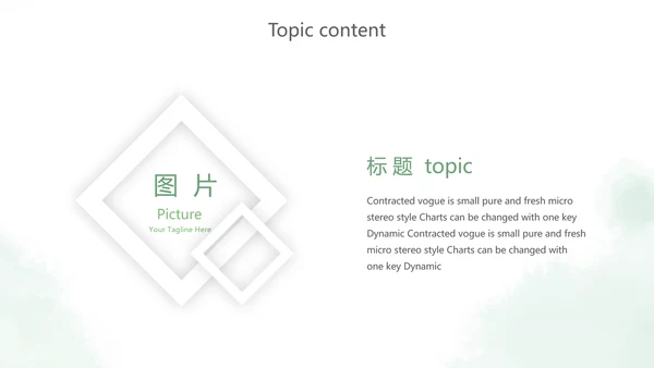 绿色小清新述职报告PPT动态模板