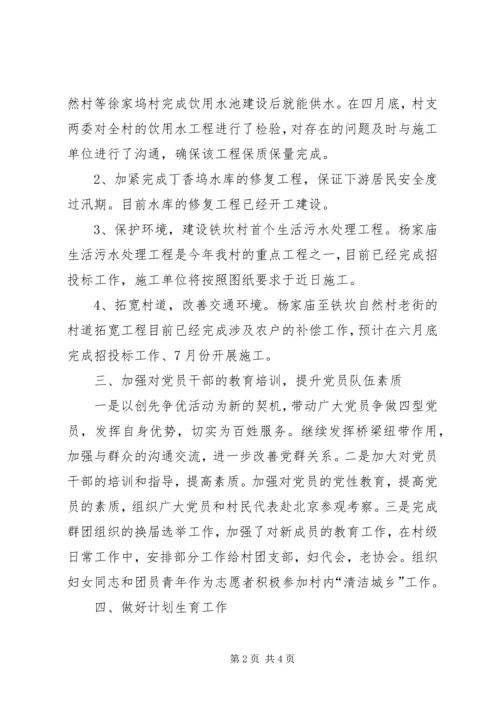 村政府上半年工作总结和下半年工作计划 (6).docx