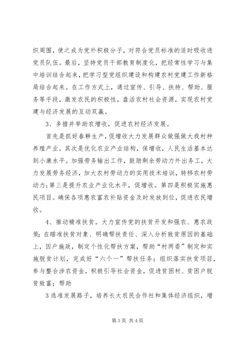 第一书记驻村工作计划.docx