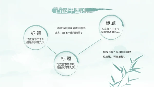 蓝色中国风传承中华家风家训PPT