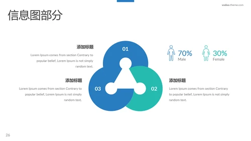 蓝色简洁设计公司简介商务汇报PPT模板