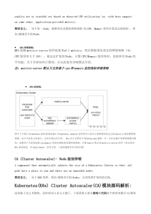 ClusterAutoscaler模块及对应华为云插件DeepDive.docx