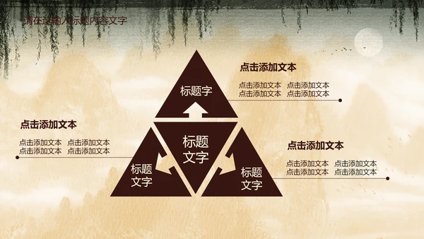 创意中国风孔雀ppt动态模板