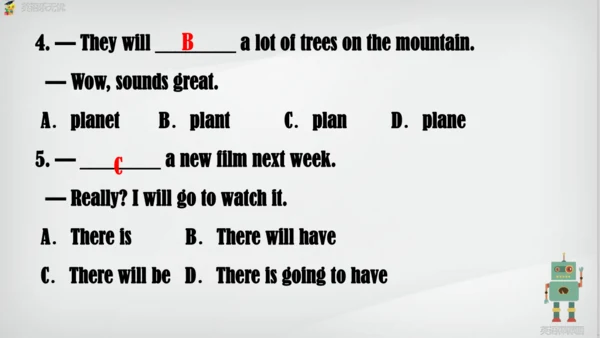 Unit 7 SectionA Grammar focus课件（人教八上Unit7 Will peo
