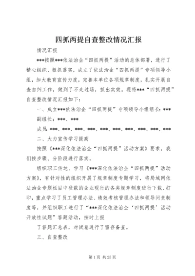 四抓两提自查整改情况汇报_1.docx