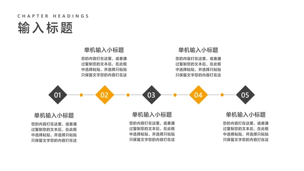 商务风橙色毕业论文答辩汇报PPT模板