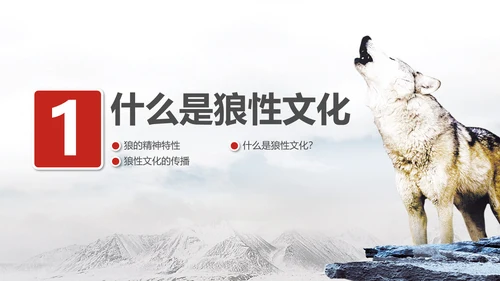 狼性文化企业培训PPT模板
