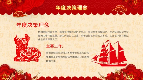 2021开门红联欢晚会赢战牛年震撼公司年会颁奖典礼ppt