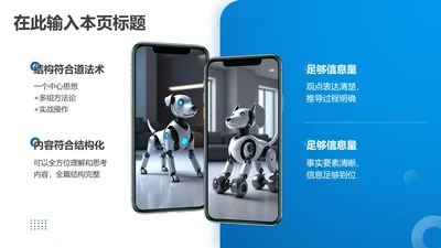 产品介绍-蓝色简约风4项