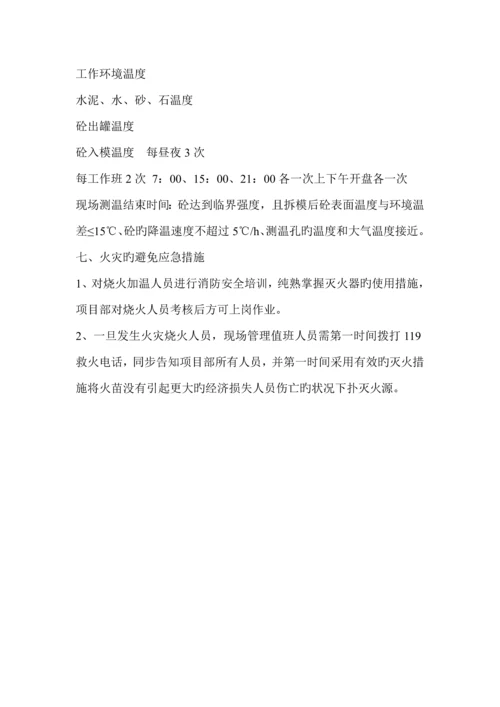 混凝土暖棚法综合施工专题方案.docx