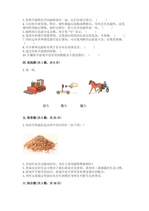 教科版小学科学二年级下册期末测试卷【典优】.docx