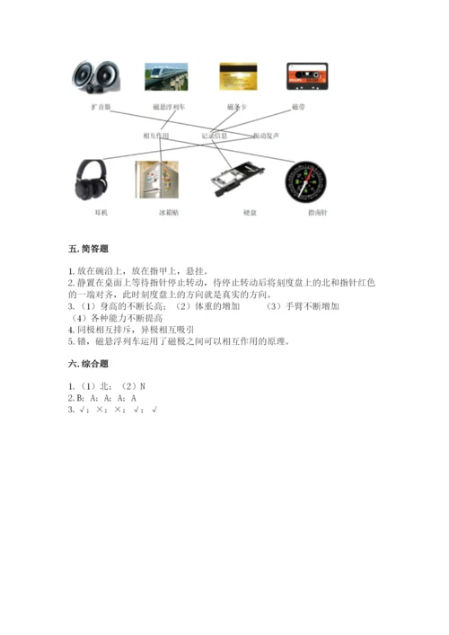 教科版二年级下册科学期末测试卷（能力提升）.docx