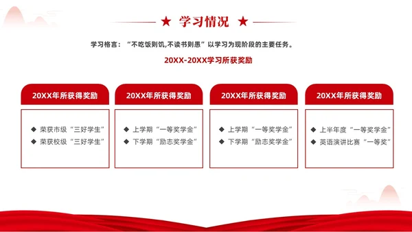 红色简约党在我心中入党推优入党积极分子推优PPT建党节