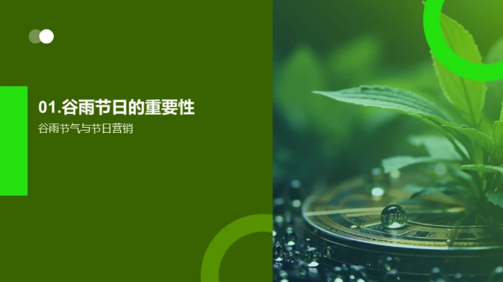 谷雨节营销攻略