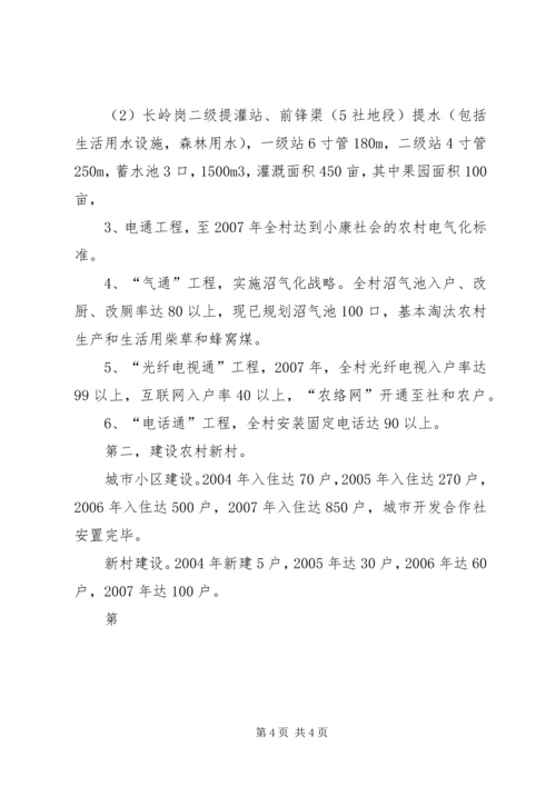 村全面建设小康社会发展规划 (8).docx