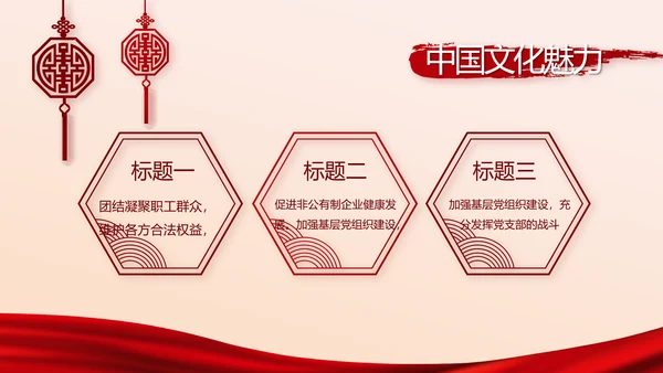 红色党建党员党支部述职报告教育PPT