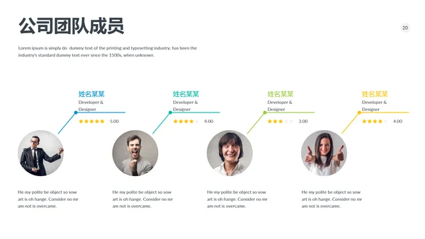现代风格商业计划书公司宣传商务PPT模板